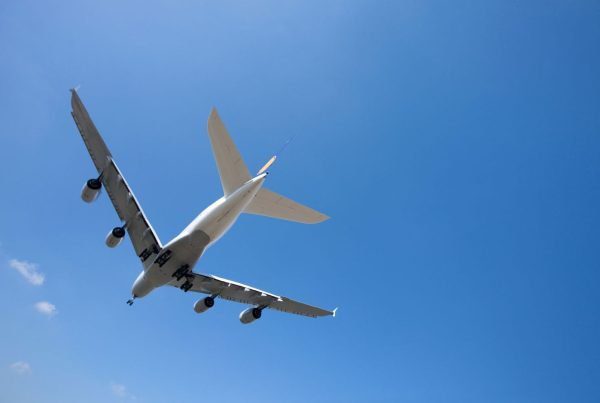airplane flying in the sky
